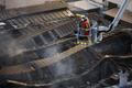The Marche des Enfants-Rouges in Paris destroyed after a fire