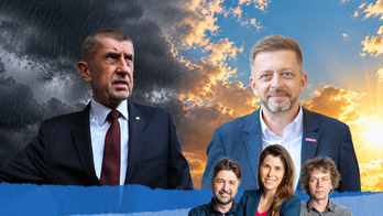 Andrej Babiš a Vít Rakušan na  koláži Aktuálně.cz