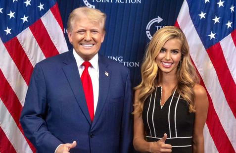 Prezident Trump v sobotu prohlásil, že věří, že nová tisková mluvčí Bílého domu Katie Zachariová odvede „skvělou práci“.