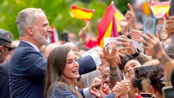 APTOPIX Spain Royals Ceuta Visit