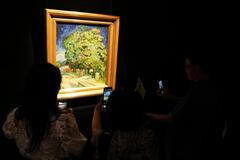 Vincent van Gogh's "Chataigniers en fleurs" at Sotheby's in Hong Kong