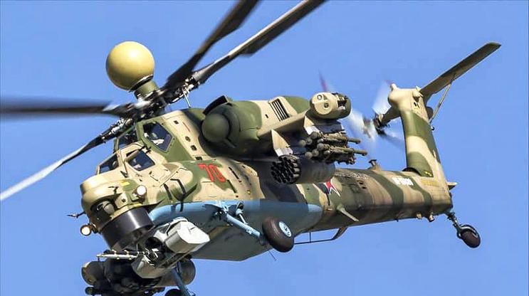 Mi-28NM patří k nejmodernějším ruským bitevním vrtulníkům.