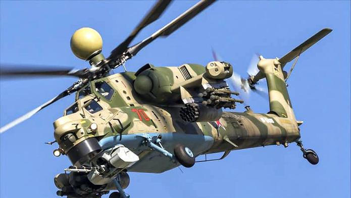 Mi-28NM patří k nejmodernějším ruským bitevním vrtulníkům.