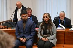 Enrico Pešta (rapper Hard Rico), obžalovaný, Laura Červeňáková, obžalovaná