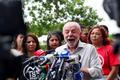 Brazilian President Luiz Inacio Lula da Silva speaks to the media in Brasilia