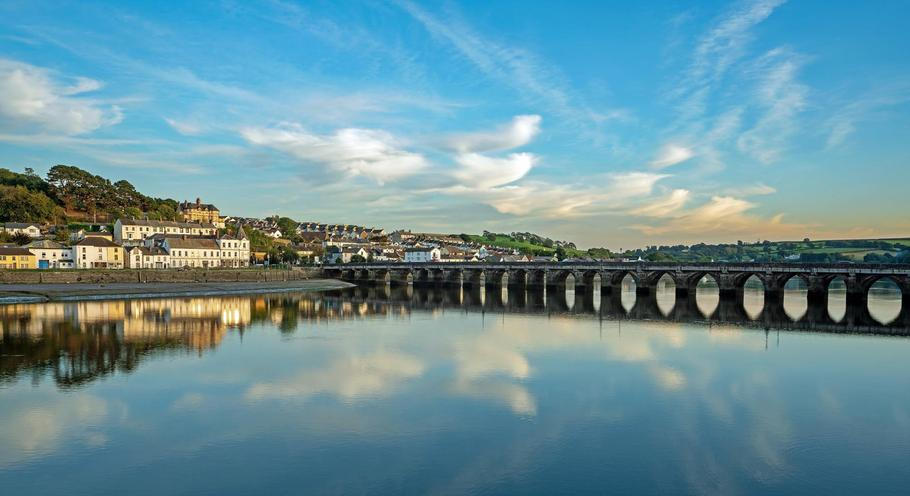 Bideford,,Devon,,Uk,,September,22nd,,2022,,Bideford,Long,Bridge,At
