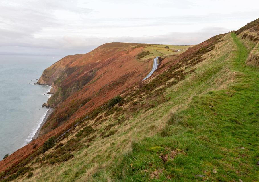 View,From,Countisbury,Hill,Of,Foreland,Point,In,Devon