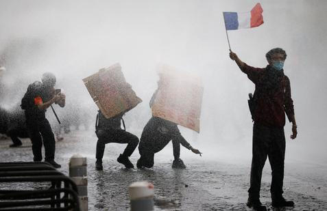 Nationwide day of student protests in France