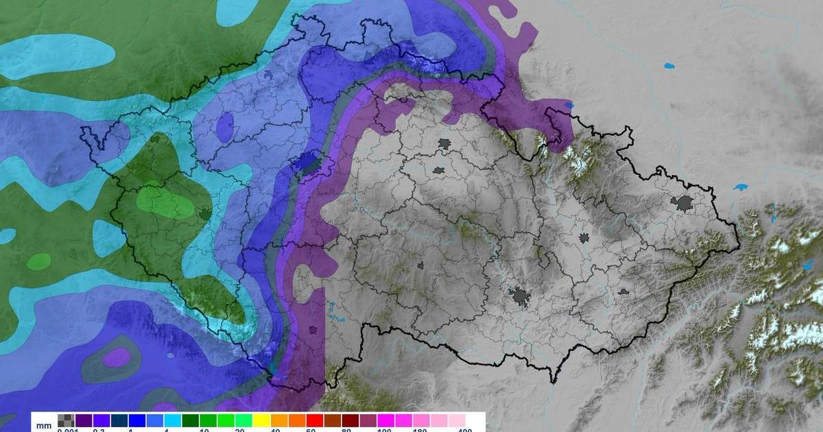 Česko o víkendu překvapí mrazivá rána. Mapa, ukazuje, kde může zapršet