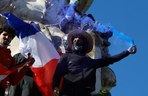 Nationwide protests in France against the cost of living