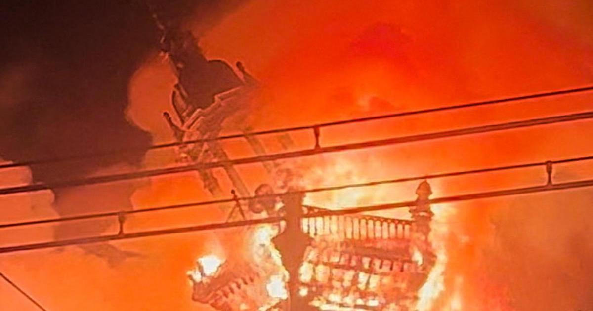 Radnice v Limoges v plamenech, vyrabované luxusní obchody. Protesty ve Francii se zvrhly v násilí