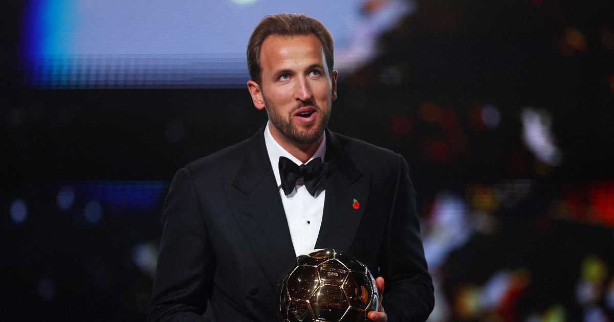 Kane poprvé v kariéře získal Zlatý míč pro nejlepšího fotbalistu světa
